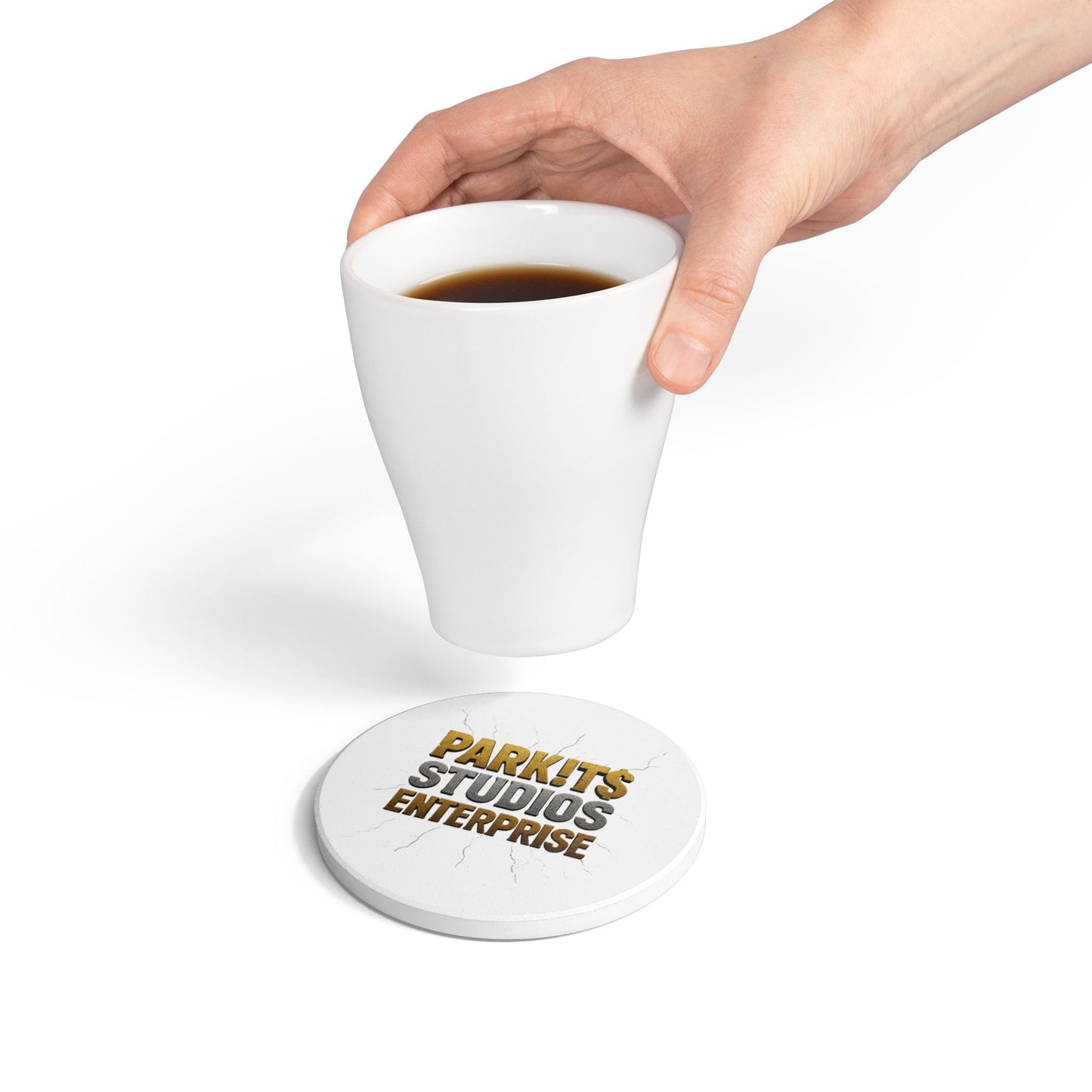 Stylish Ceramic Coaster with Unique Design - Perfect for Home Decor, Gift, Kitchen Accessory, Coffee Table Decor, Barware