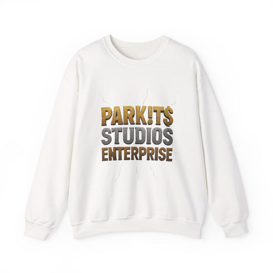 Park!t's Studios Enterprise Crewneck Sweatshirt - Cozy Gift for Creatives, Ideal for Casual Wear, Art Shows, Holidays, and More
